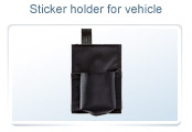  Sticker holder for vehicle 